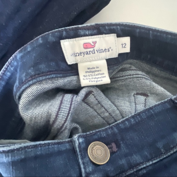 Vineyard Vines Blue Denim Size 12 Skinny Jeans - Picture 2 of 3
